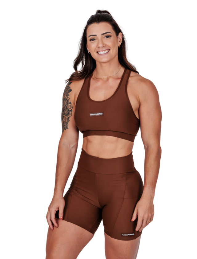 TOP BRENDA MARROM ADAPTIV