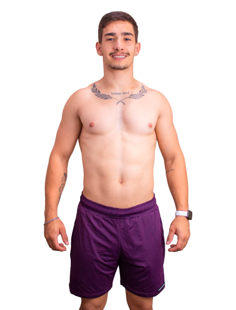BERMUDA SNATCH DRYFIT ROXA