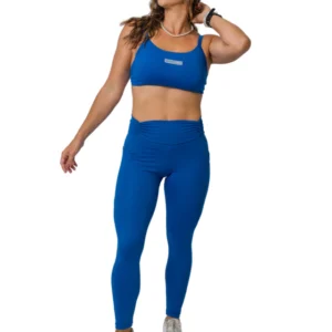 LEGGING AZUL INDIGO COM BOLSO