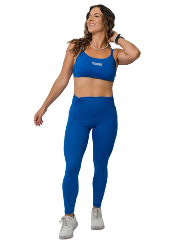 LEGGING AZUL INDIGO COM BOLSO