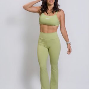 LEGGING FLARE PISTACHE
