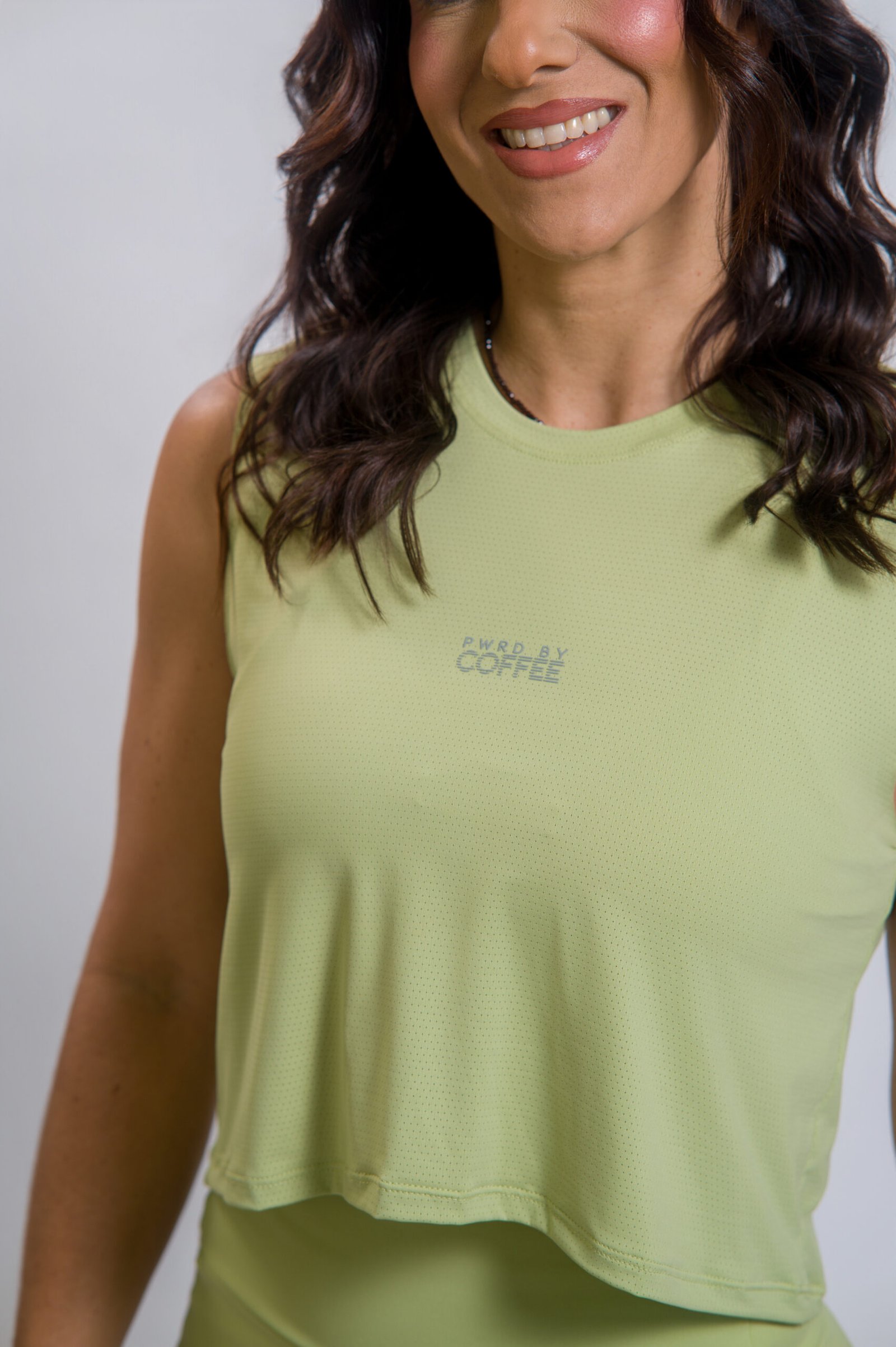 CROPPED ISA PISTACHE