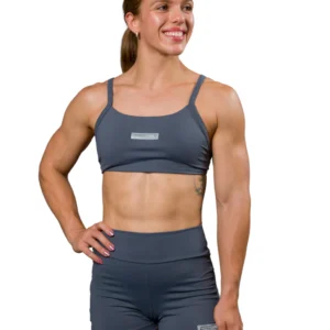 TOP AMANDA CINZA