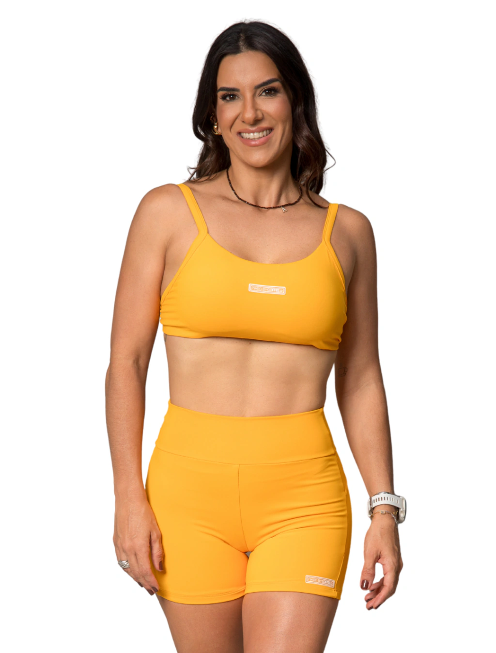 SHORTS EMPINA AMARELO - Imagem 3